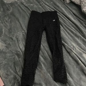 black gymshark leggings